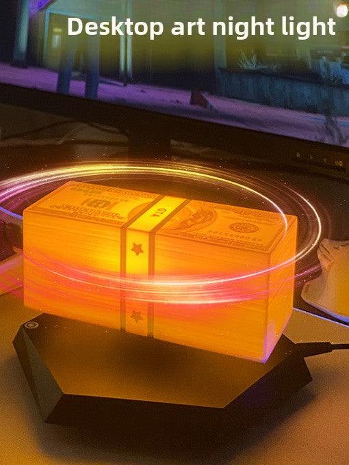 Magnetic Levitation Dollar Bill Lamp